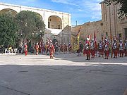 Parade Alarme! Im Fort St.Elmo von Valetta