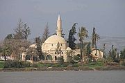 Foto: Hala Sultan Tekkesi Moschee auf Zypern.
