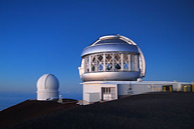 Foto: Observatorium auf dem Mauna Kea.