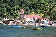 Foto: Die Kirche bei Scott Head Village auf Dominica-