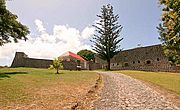 Foto: Das restaurierte Fort Shirley auf Dominika.