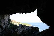 Foto: Blick aus der Kalypso Cave