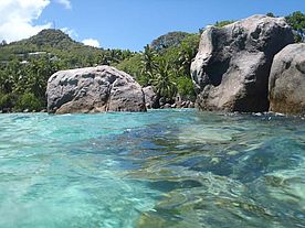 Foto des wunderschönen Pointe au Sel auf Mahé - Seychellen