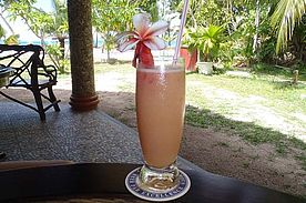 Foto: Restaurant des "Islanders Capricorn" - Praslin - Seychellen