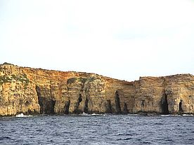 Fährüberfahrt auf Gozo mit Blick auf Comino