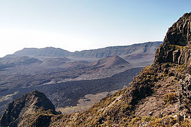Foto: Blick in den Krater des Haleakala