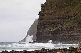Foto: Steilküste an der Halawa Bay - Molokai.