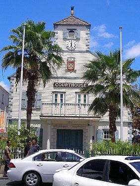 The Court House in Phillipsburg St Martin/St Maarten