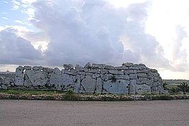 Fotos: Die Steinzeit Ruine Ggantija auf Gozo - Malta.