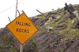 Foto: Schilf "Falling Rocks" auf Hawaii - Big Island