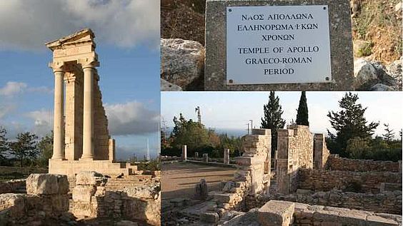 Fotos des Heiligtums des Apollo Hylátes auf Zypern