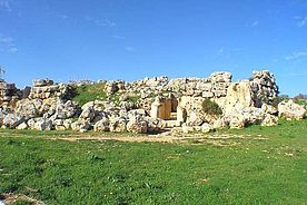 Foto: Steinzeit Ruine Ggantija auf Gozo