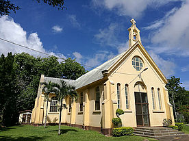 Kirche St. Anne in Chamarel auf Mauritius