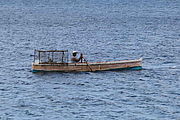Foto: Einheimischer Fischer auf Dominica